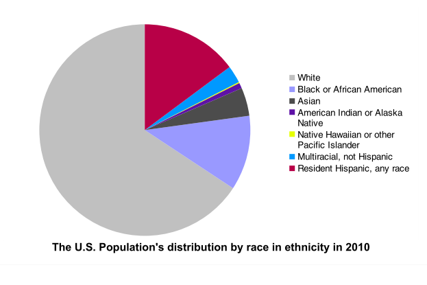 Ethnicity of US population